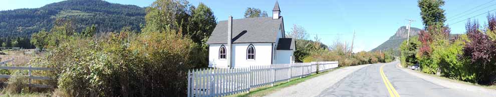 Burgoyne United Church panorama