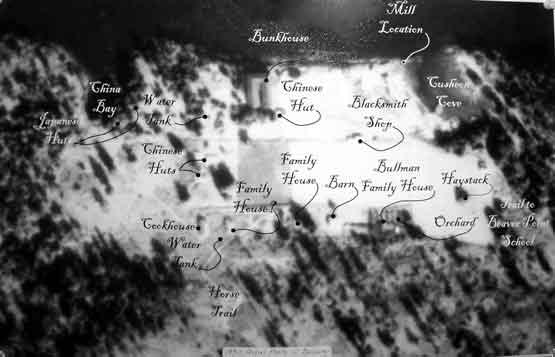 map of area around old sawmill