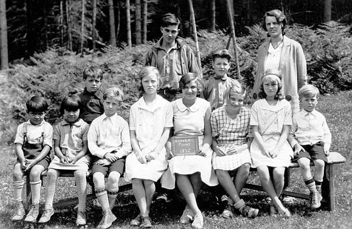 Beaver Point School class photo