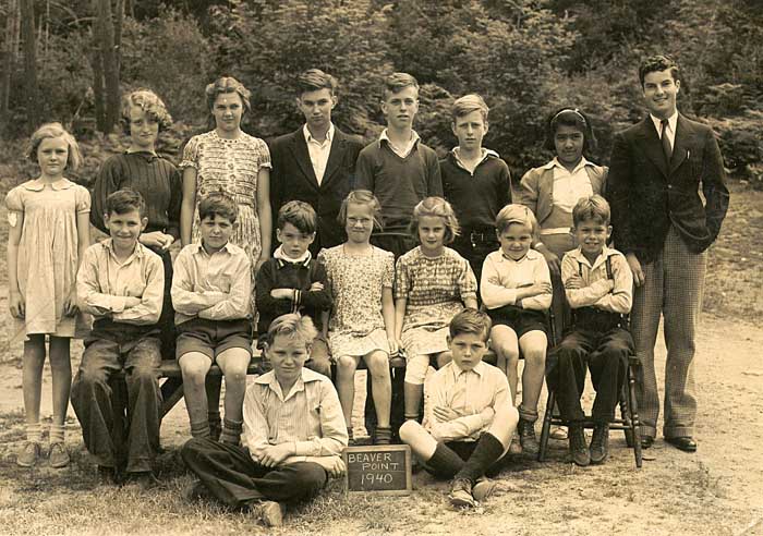 Beaver Point School class photo