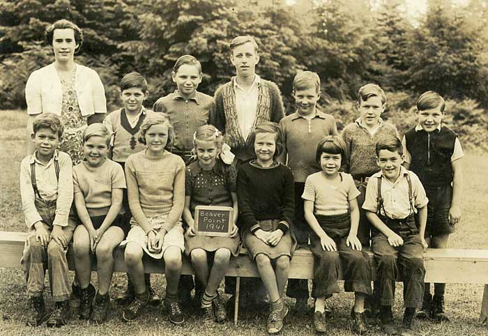 Beaver Point School class photo