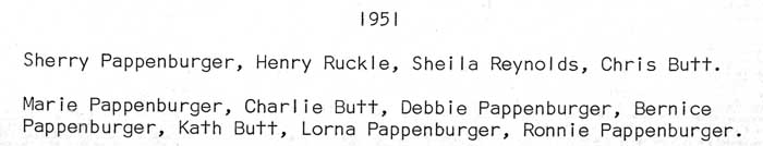 Beaver Point School class photo