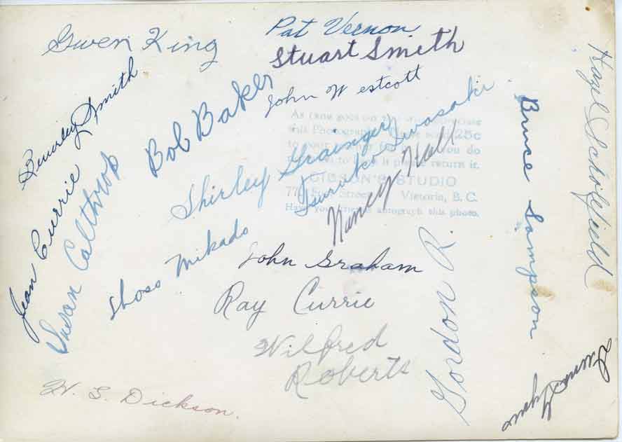 Consolidated School class photo back