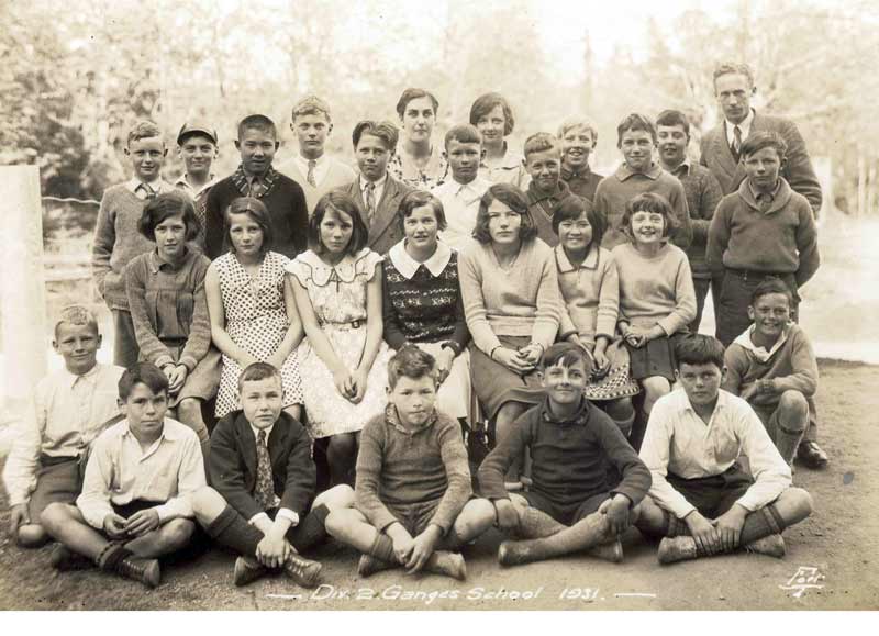 Ganges School class photo