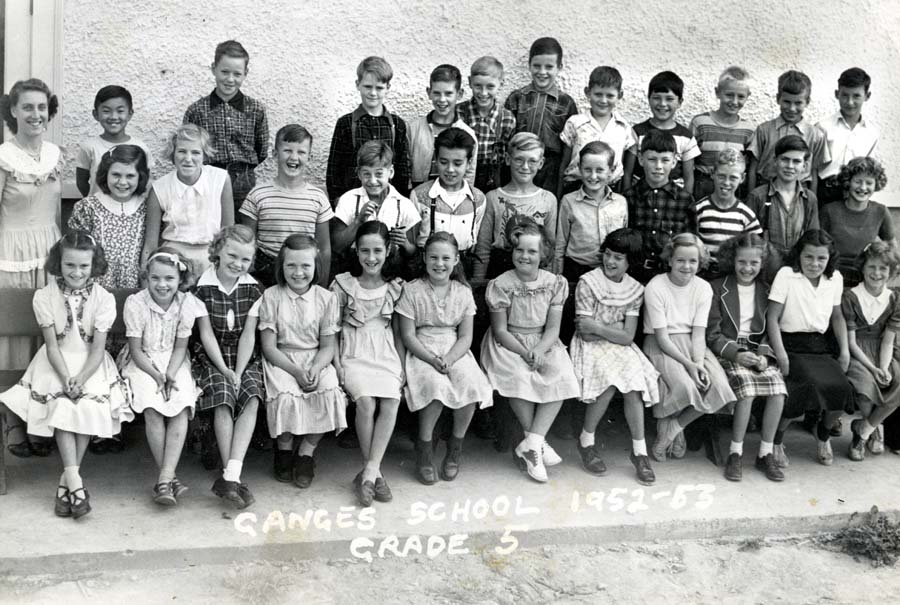 Ganges School class photo