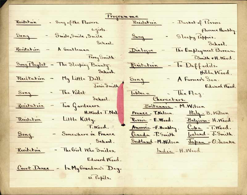 North Vesuvius Public School Closing program