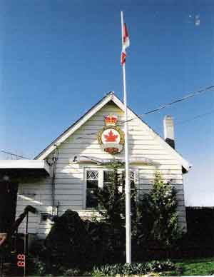 Legion building on Saltspring Island
