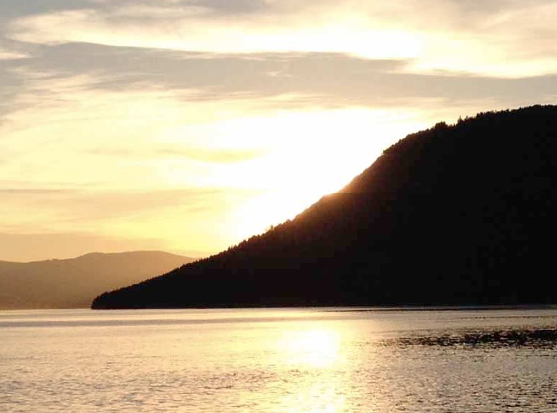 view of the south end of Saltspring Island
