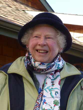 Kathleen Rathwell at Susan Good's house.