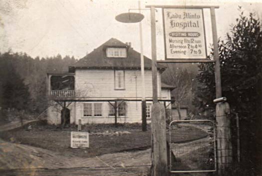 early photo of Lady Minto Hospital