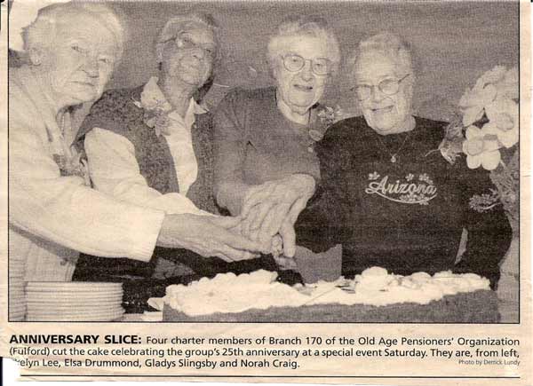 2007 Potluck newspaper clipping